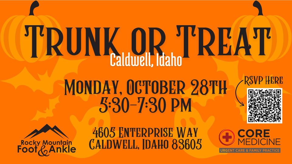 Join the Spooky Fun at Core Medicine of Idaho's 2nd Annual Trunk or Treat!