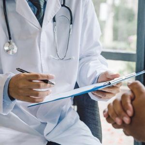 Caldwell Doctor With A Patient